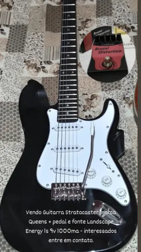 Guitarra com pedal