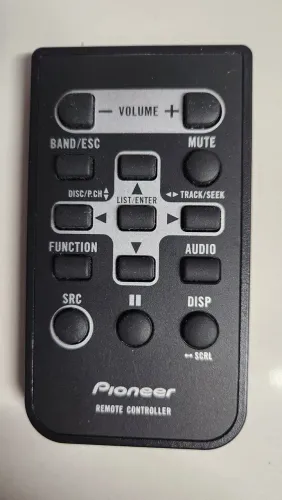 Controle remoto Pioneer para som automotivo