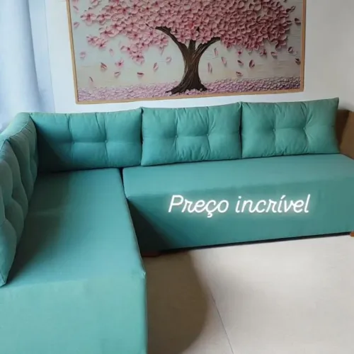 Sofás na compra de qualquer modelo leve 1 puf de brinde 