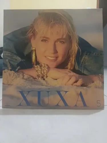 LP Xuxa 5 (1990) - Disco de Vinil Nostálgico Relíquia Colecionável Som Livre