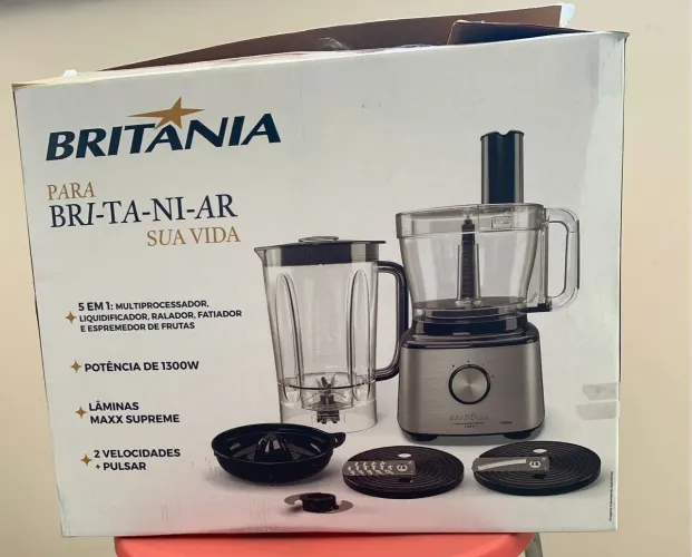 MULTIPROCESSADOR MARCA BRITANIA NOVO NUNCA FOI USADO MARCA BRITANIA
