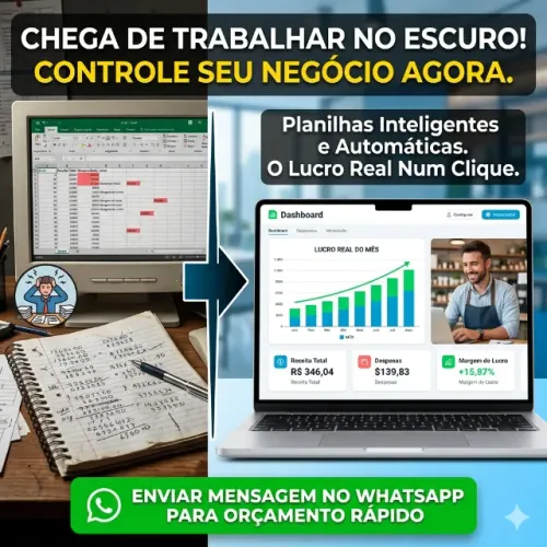 Chega de trabalhar no escuro sem saber para onde o seu dinheiro está indo