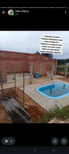 CHÁCARA A VENDA 500M
