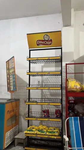 Prateleira expositora elma chips