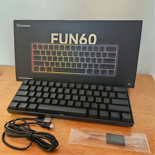 TECLADO MAGNÉTICO AKKO FUN 60 PRO PRETO