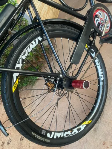 Bike Monark Chopper Aro 26 Personalizada - Freio a Disco e Garupa