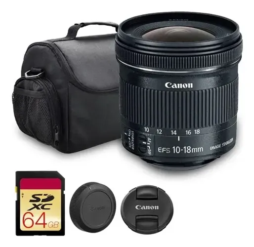 LENTE CANON 10-18 MM POUCO Usada com ESTABILZADOR E FOCO AUTOMÁTICO 