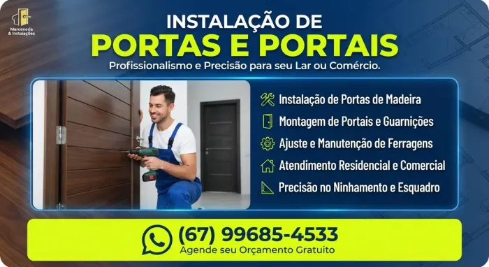 Precisando Montar sua porta Estamos aqui