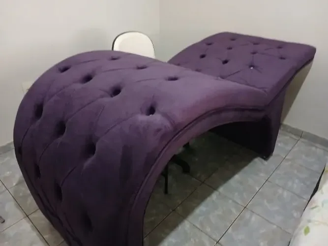 Maca Estética/Lash Design Estofada com Pedraria + Capa Protetora