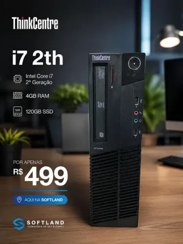 ThinkCenter - i7 + monitor 19 polegadas de brinde