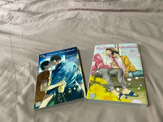 Mangá BL Dear Patrolman (Meu querido policial) - Volume 1 e 3 em inglês