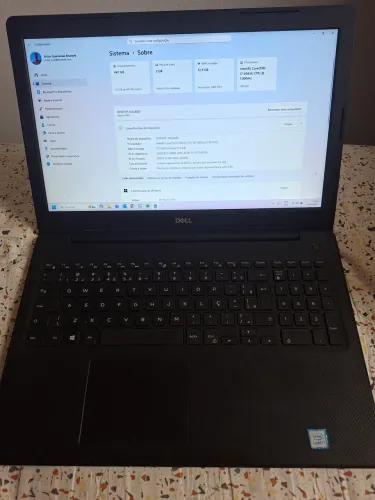 Notebook Dell i7-8565U com Placa de vídeo