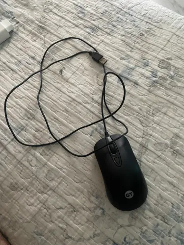 Mouse com fio e leds