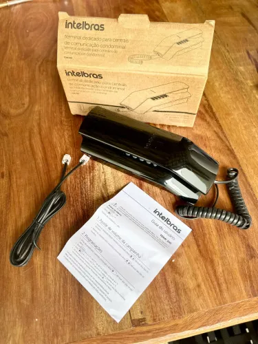 Vendo um interfone, Telefone Terminal Dedicado P/ Condomínios TDMI 300 Preto Intelbras