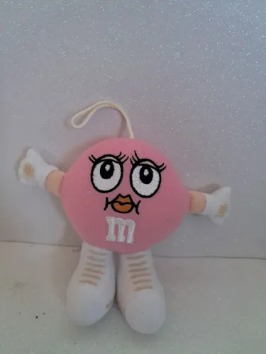 Pelúcia Colecionável M&Ms Rosa 12cm