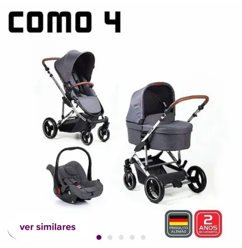 CARRINHO DE BEBÊ ABC DESIGN COMO 4 - COMPLETO ?