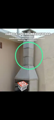 Prolongador - Churrasqueira pré moldada.