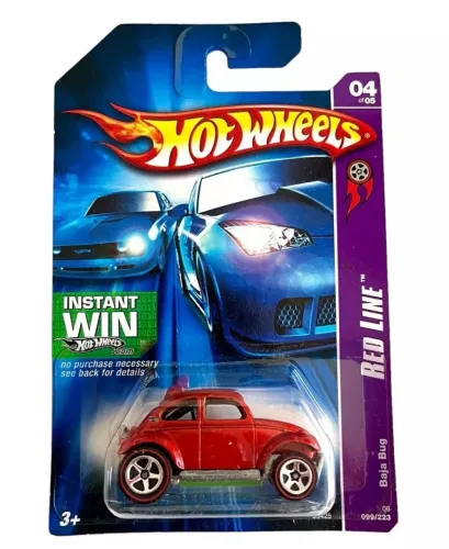 Hot Wheels Baja Bug Redline -vermelho