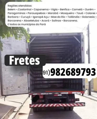 Frete Agora: Belém, Castanhal, Mosqueiro, Salinas e Pagominas e Maranhão