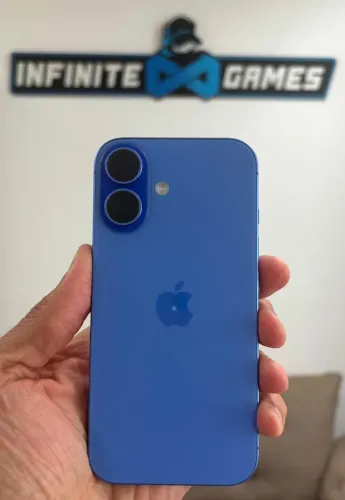 iPhone 16 128GB super novo, completo, bateria 100% e ainda na garantia Apple! Loja física!