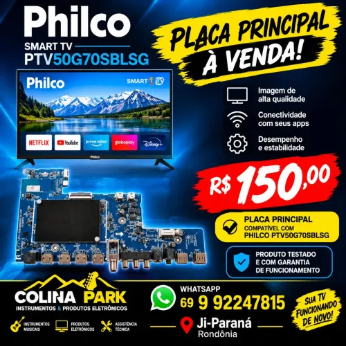 Placa Principal Smarttv Philco PTV50G70SBLSG