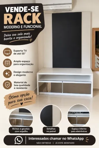 Rack para sala/quarto