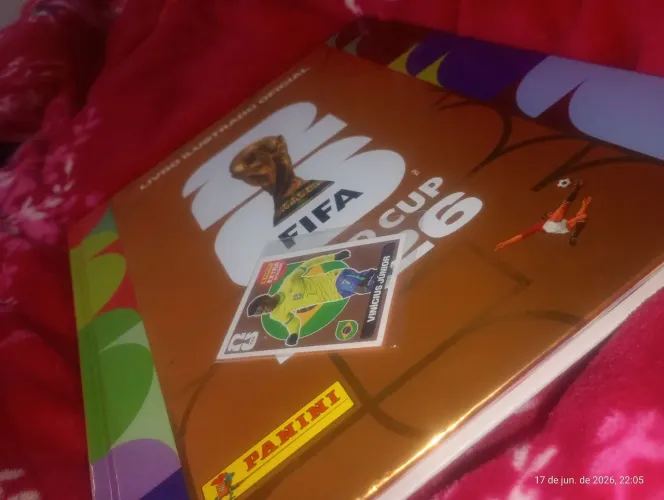 Figurinha do Vinícius junior bronze