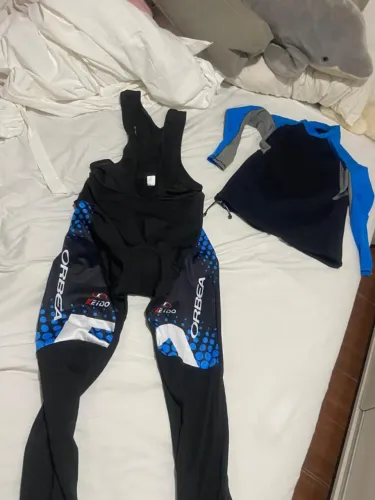 Para- Despegar macacão de ciclista, Tamanho 2xl Mais a Camisa em ótino estado-