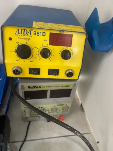 Vendo fonte de bancada e máquina de solda 