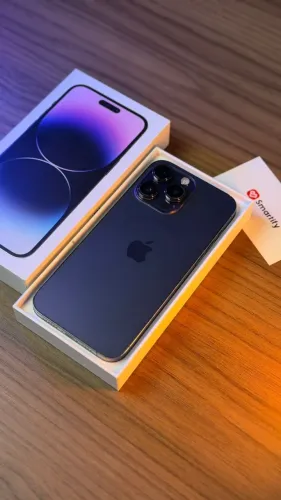 iPhone 14 Pro Max - Cor Roxo - Armazenamento 256GB - Saúde da bateria 100%