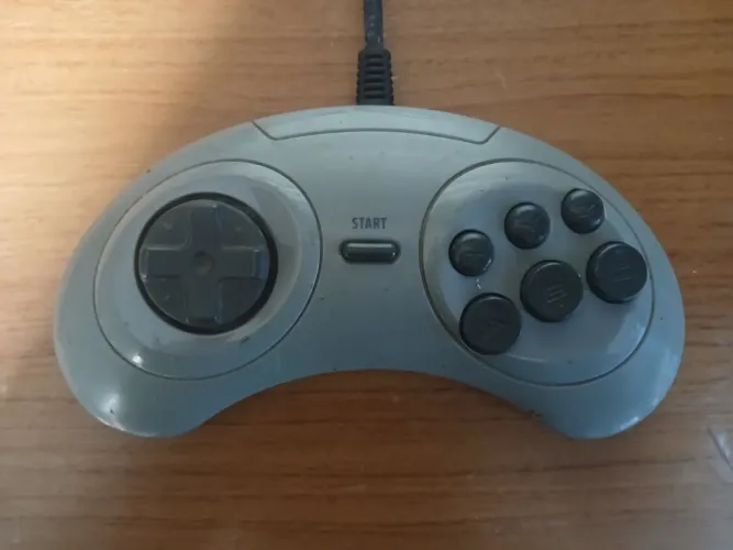 CONTROLE MEGA DRIVE SEGA 6 BOTÕES ORIGINAL