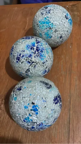 Conjunto de bolas de porcelana