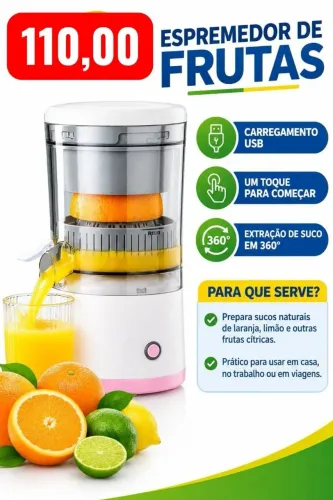 Espremedor de frutas portátil USB