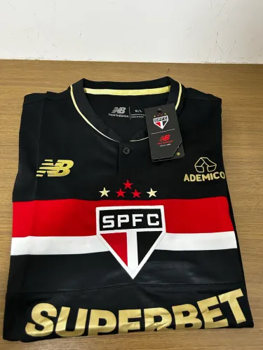 Camisa São Paulo 3 preta 25/26 New balance 