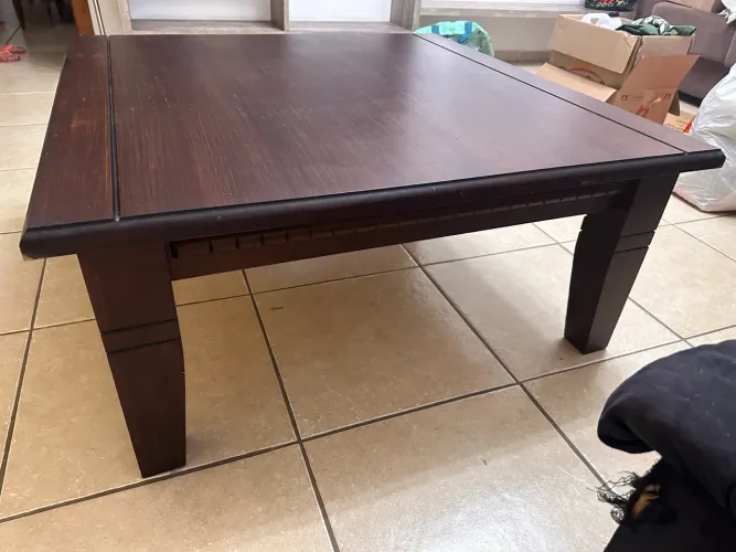 Mesa de centro rústica