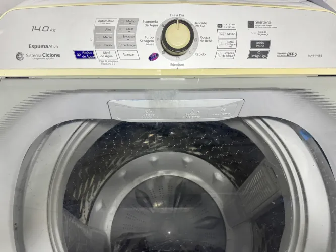 Máquina de Lavar Panasonic 14kg - Sistema Ciclone