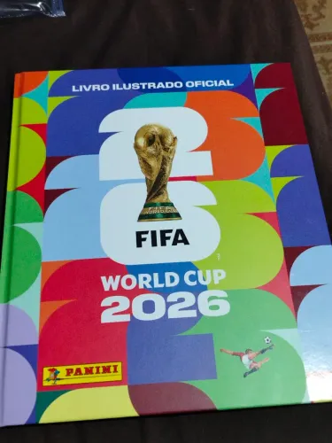 Álbum Copa do Mundo 2026 Panini Capa Dura Original Completo