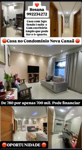 Condomínio Nova Canaã, casa ampla. Porto Velho - RO