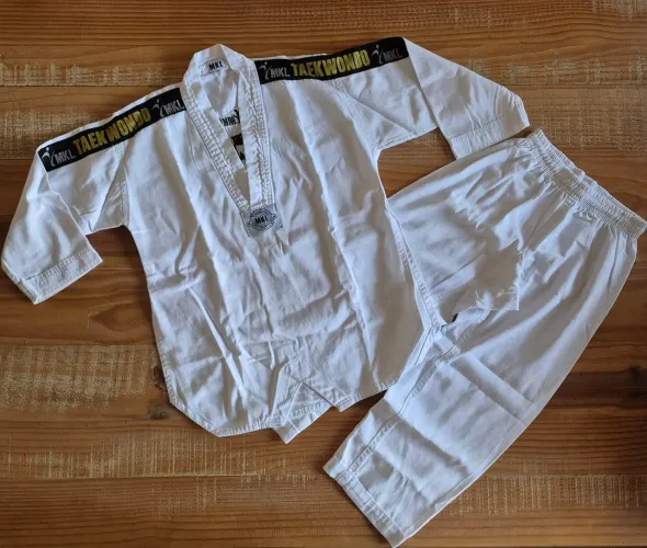 Dobok Taekwondo MKL Tam. M2 (veste 6 a 8 anos)