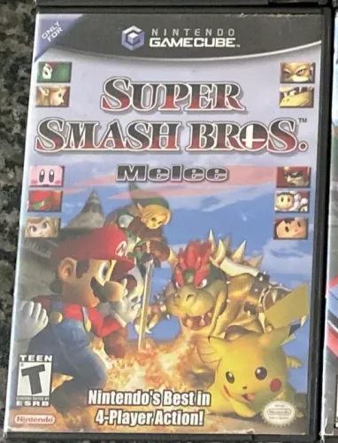 Jogo Super Smash Bros GameCube