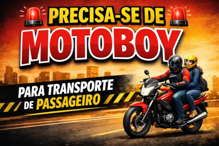Preciso de motoboy p/ translado até o serviço