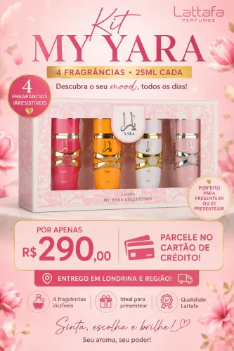 Kit My Yara Collection Lattafa 4 x 25ml