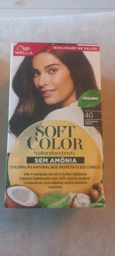 Tinta de cabelo wella soft Collor castanho médio