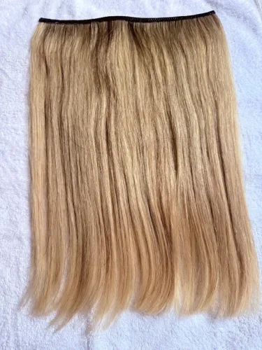Tela de Cabelo Brasileiro com Mechas Claras