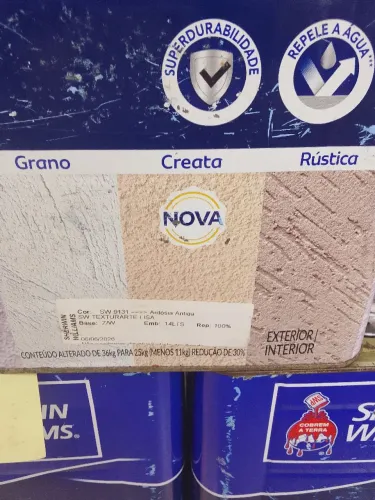 Textura creata da Sherwin williams latão 18lts