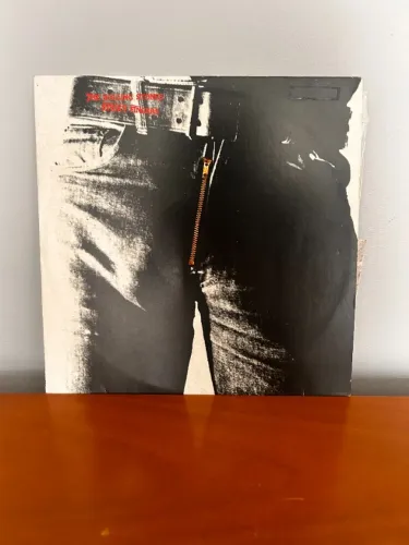 LP Vinil Rolling Stones Sticky Fingers 1971 C/ Encarte