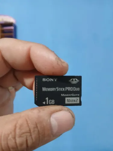 Cartão de memória memory stick pro duo 1gb