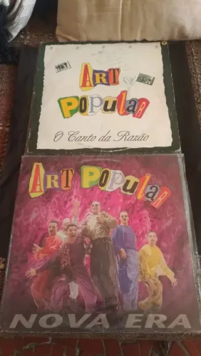 Art Popular LP Disco de vinil, Lote 2Lps, bom estado capa e disco.