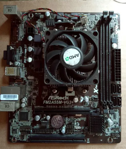 Placa mãe FM2 Asus FM2A55M-VG3+ com problema.