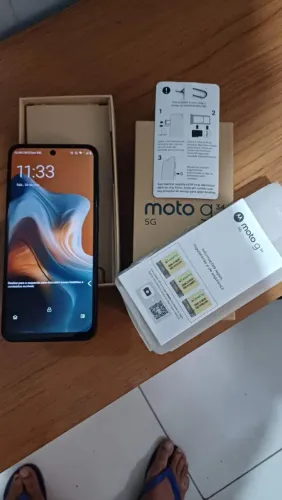 Celular moto G 34 zerado